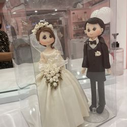 Novios De Pasta Francesa para Decoración de Boda
