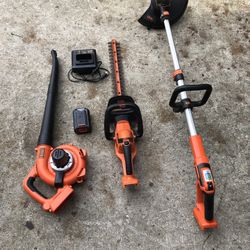 40 V Weed Trimmer/Blower/ Hedge Trimmer 