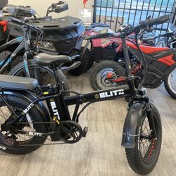 BLITZ BL1 750W/48V Foldable Electric Bike 