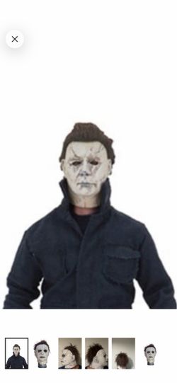 Michael Myers Mask Halloween Full Head Scary Horror Murderer Cosplay-Adult Size