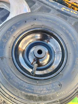 Timer, Irrigation Hose And Wheel Barrel Tire