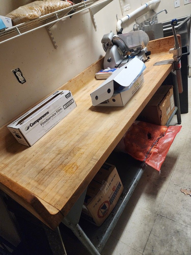 Wood Prep Table