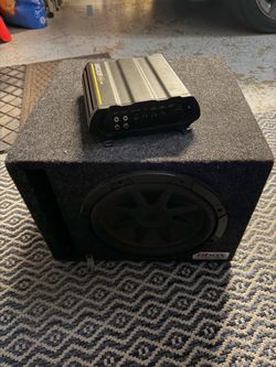 Kicker subwoofer with amp