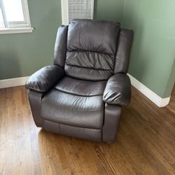 Dark Brown Recliner 