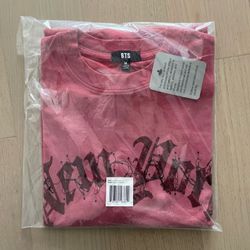 BTS exclusive NYC pop up size Medium Red Shirt