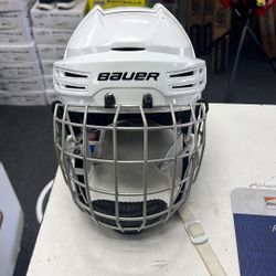 Bauer REAKT 75 Hockey Helmet W/ Cage - Great Condition!