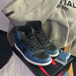 Jordan 1 Retro High Og Dark Marina Blues Sz 9.5 M