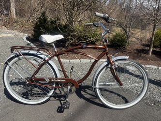 Schwinn Clairmont 26” 7speed Mens cruiser  fenders rack