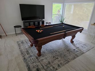 Brunswick pool table with table tennis