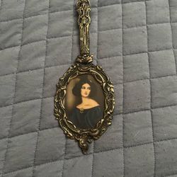 Antique Victorian Hand Shape Mirror 