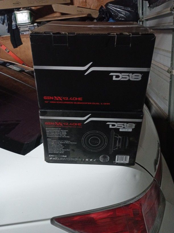 DS18 12" Subwoofers 
