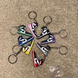 Mini Sneaker Keychains