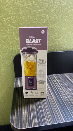 Ninja Blast 18oz Portable Blender Passion Fruit: Cordless Personal Smoothie Blender, Stainless Steel Blades