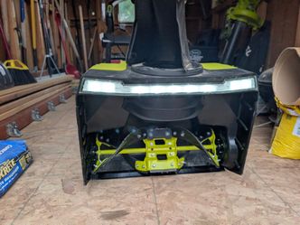 Ryobi Snow Blower  40v Battery powered