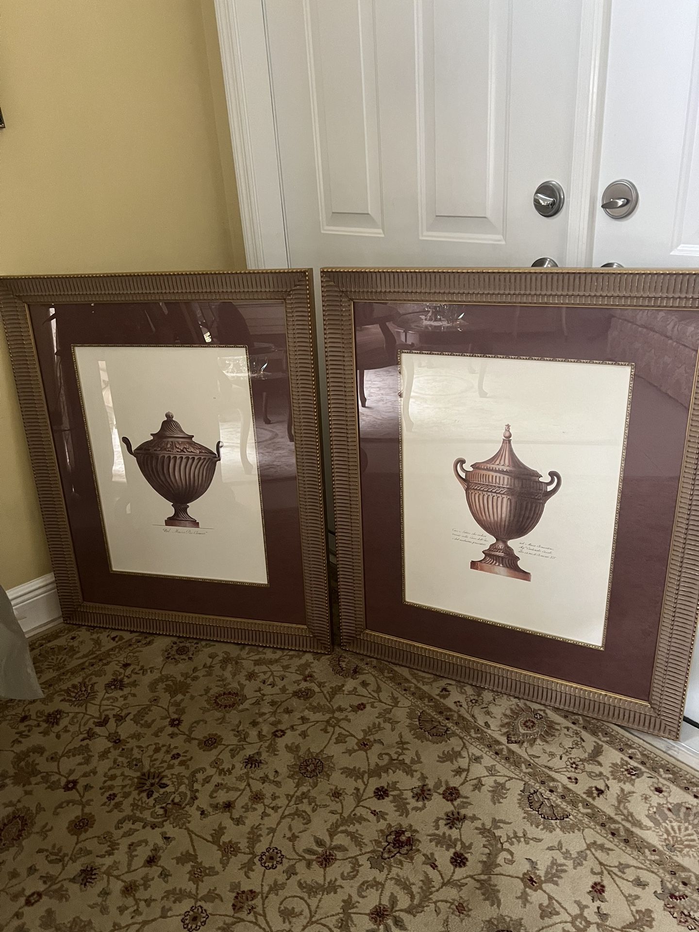 Vintage Gold Picture Frames Set