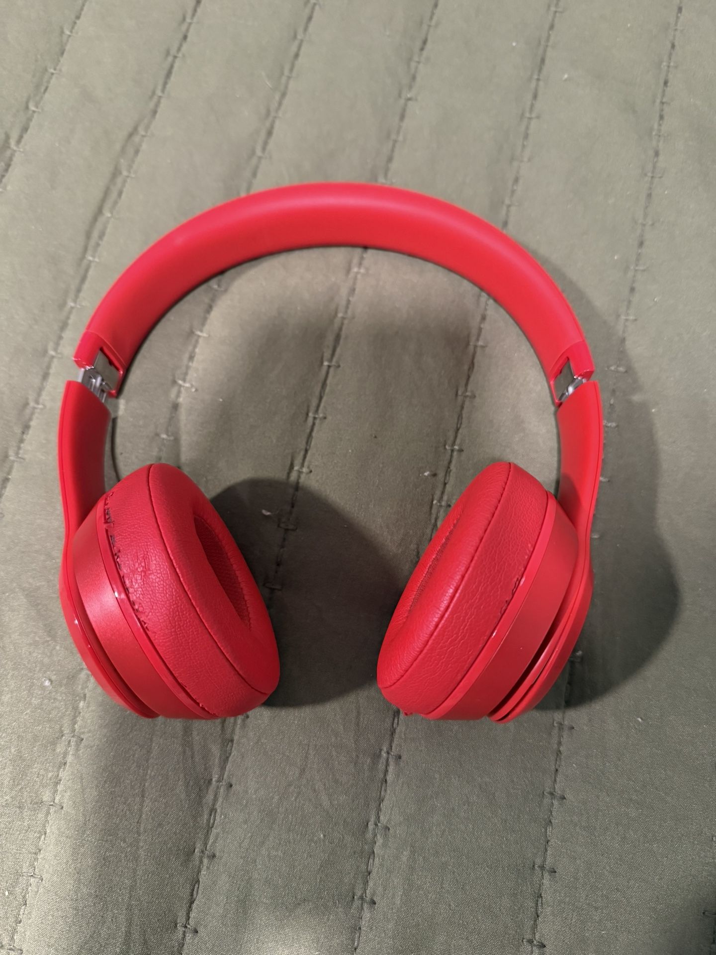 Red Beats Solo 4 Wireless On-Ear Headphones