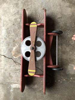 Wooden Airplane Shelf