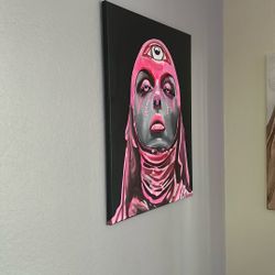 22in X 28in Horror Painting 