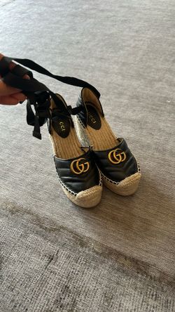 Gucci Espadrille Wedges shoes