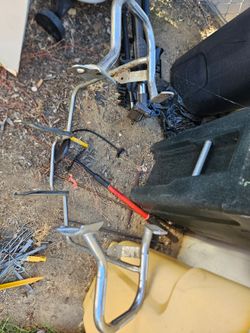 Motorcycle parts.