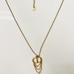 Christian Dior Gold Plated Necklace 