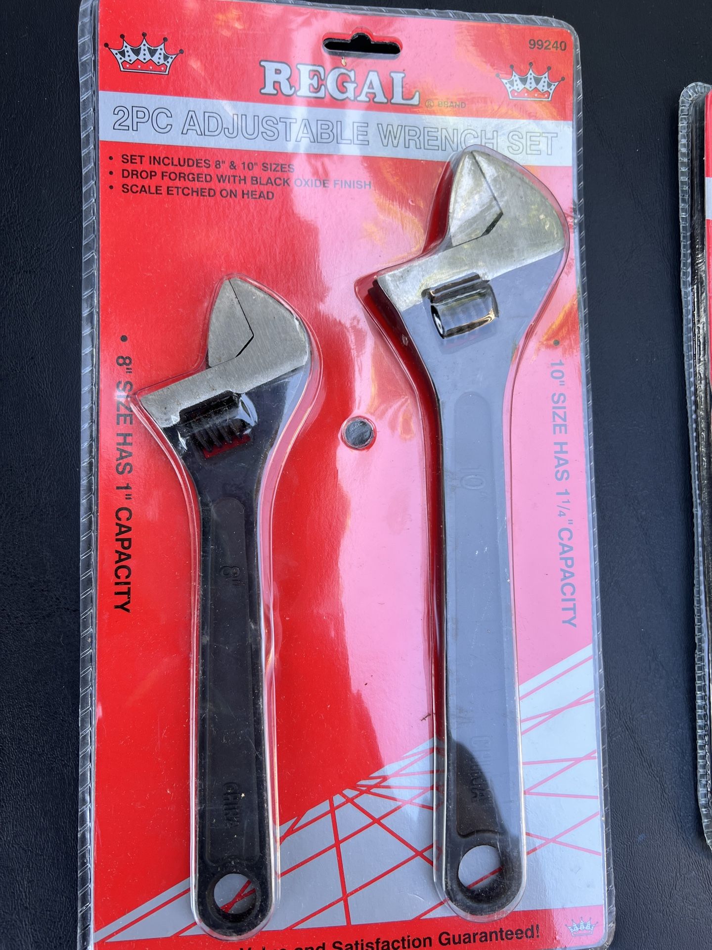 Brand-new crescent Wrench set! Regal tools