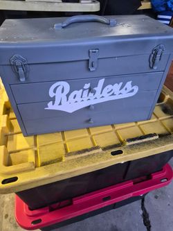 Raiders tool box, used