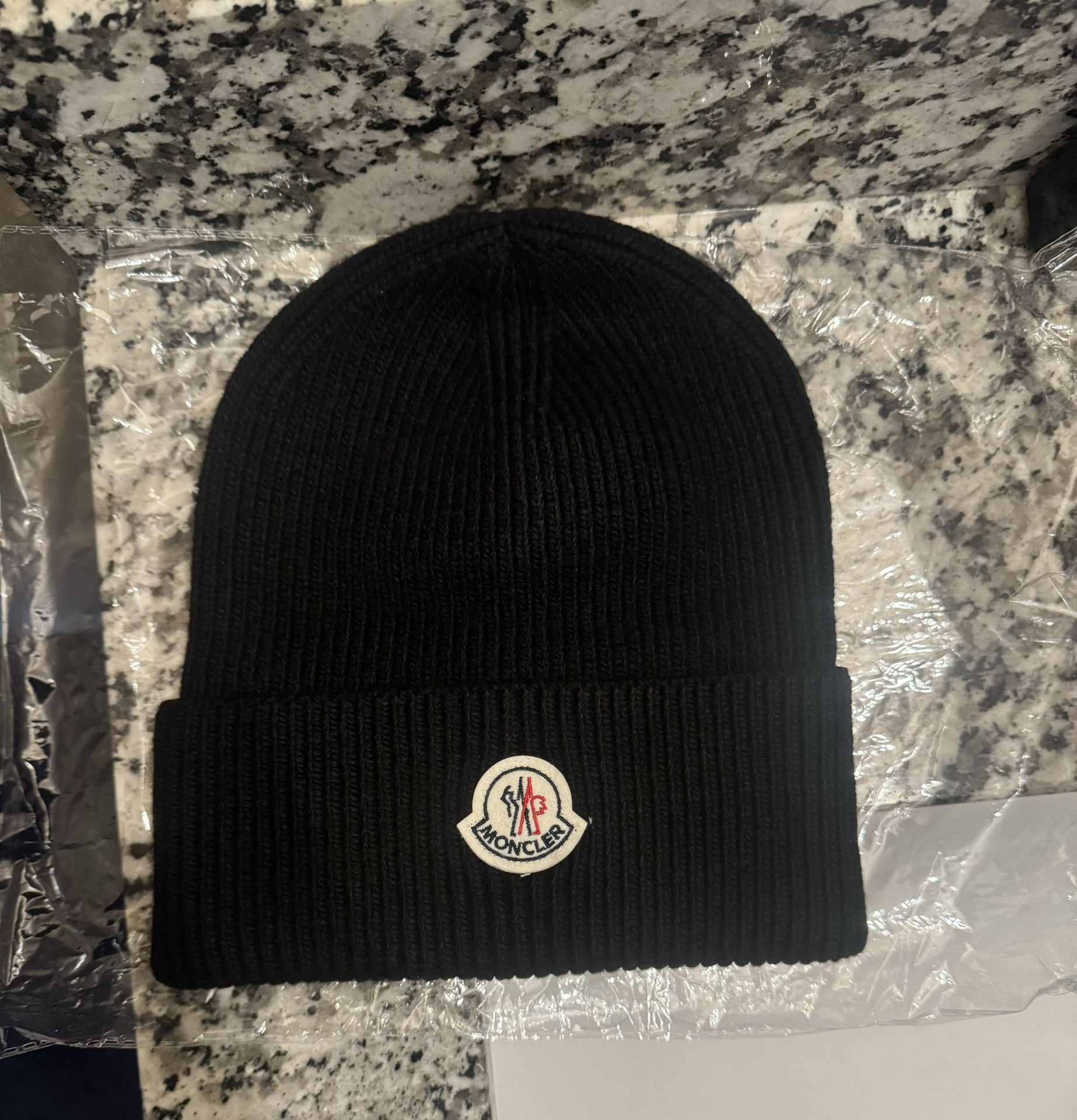 Moncler Wool Logo Beanie