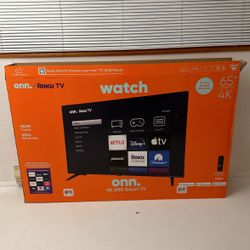 65” 4K UHD - ONN ROKU TV