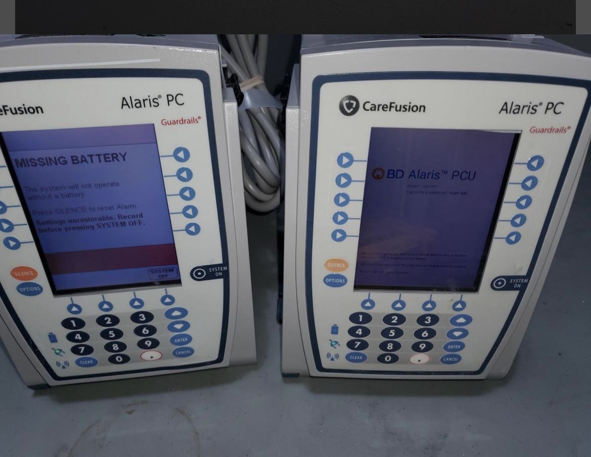 Lot Of Two Infusion Pumps 