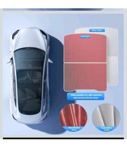 Brand New Topfit Tesla Model Y Juniper Sunshade Glass Roof Shade 2025-2026 w/ Storage Bag