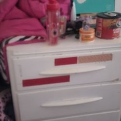 Two White dressers(3 drawer)