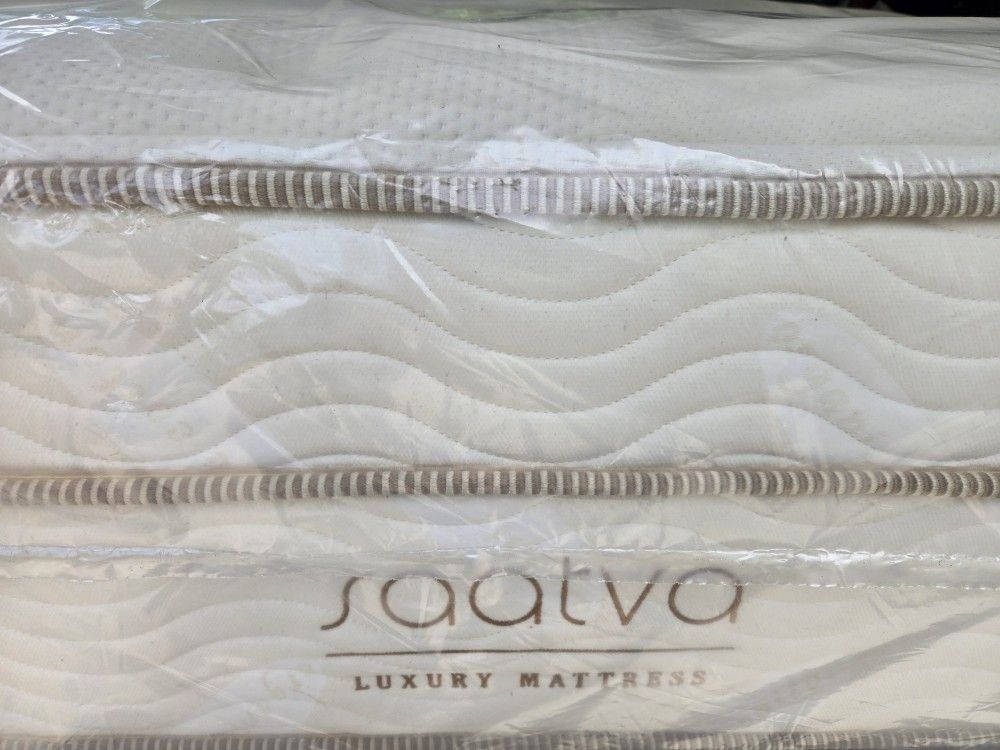 14"thick Queen Saatva Pillow Top Set