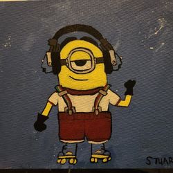 9x12 Homemade Painting Of Stuart