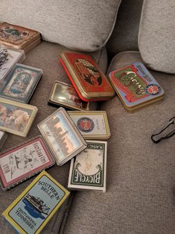Poker playing cards collection
