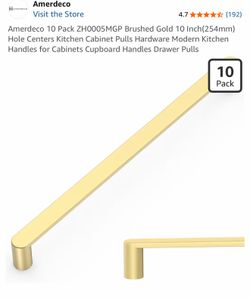 Modern Cabinet Handles – Kitchen & Furniture Pulls | Champagne & Black – G16