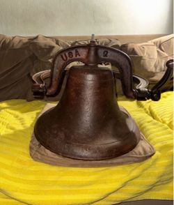 antique Crystal Metal No. 2 Farm Bell.