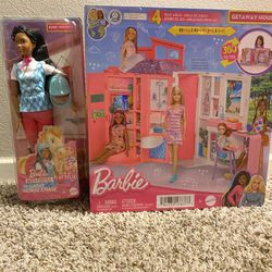 Barbie Doll W/ Barbie Getaway House