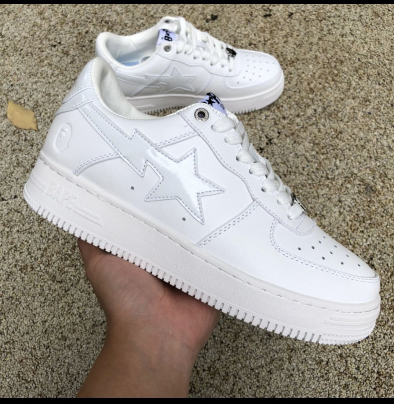 Bape All Whites