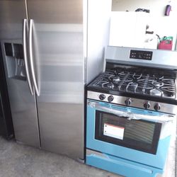 SAMSUNG FRIDGE AND FRIGIDAIRE G RANGE
