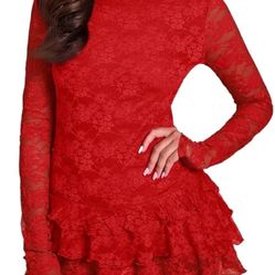 Womens Dress Has Shorts Under Size Large 