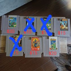Nintendo NES Video Games Tmnt Friday 13th Back To Future Ninja Castlevania Jaws