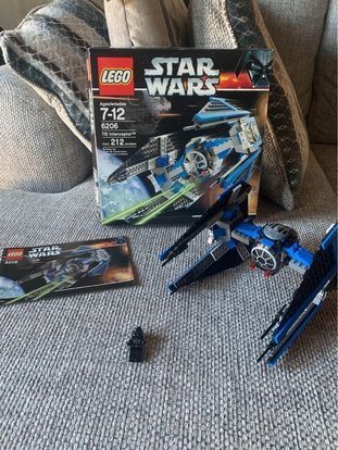 Retired LEGO Star Wars 6206 Tie Interceptor / 100% Complete