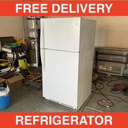 FREE DELIVERY- White Kenmore Fridge Refrigerator Freezer 🛑 PLEASE READ FULL DESCRIPTION BEFORE SENDING MESSAGE 🛑