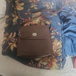 Cute Brown Coach Leather Bag