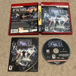 Star Wars The Force Unleashed Sony Playstation 3 PS3 Complete CIB w/ Manual