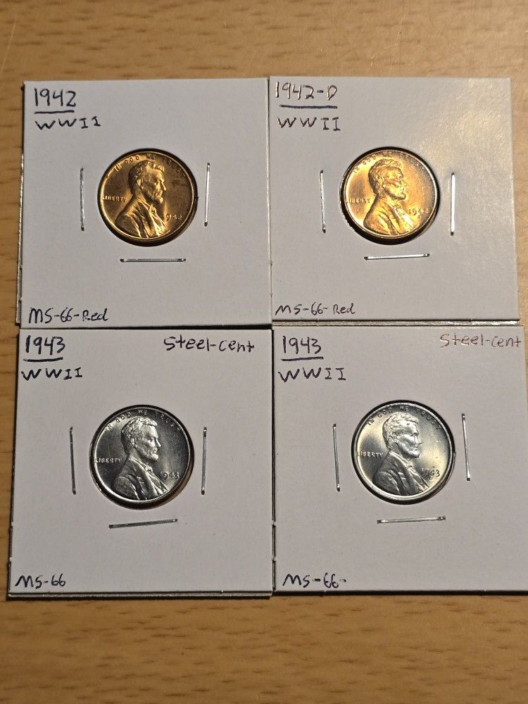 Wheat Cent WW II