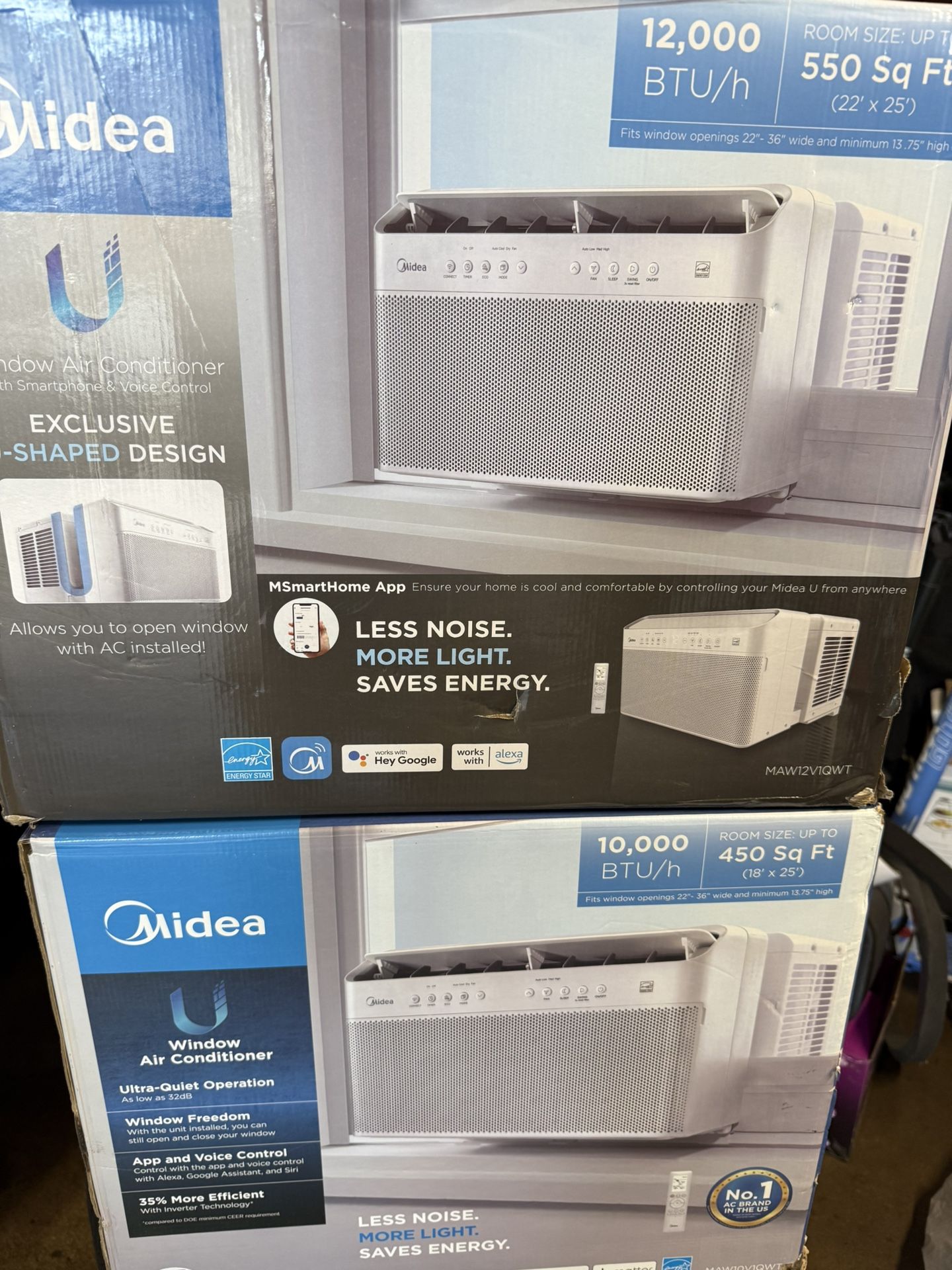 Midea U-Shape Air Conditioner Units Set of Two