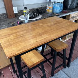 Bar Table With Stools