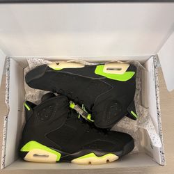 Jordan 6 Electric Green Size 9.5